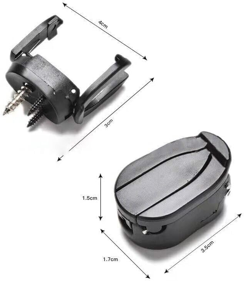 AIMALL U Golf Ball Pick up Tool Retriever Putt Retriever Back Saver for Putter Grip, Foldable, Durable Plastic, Black image number 5