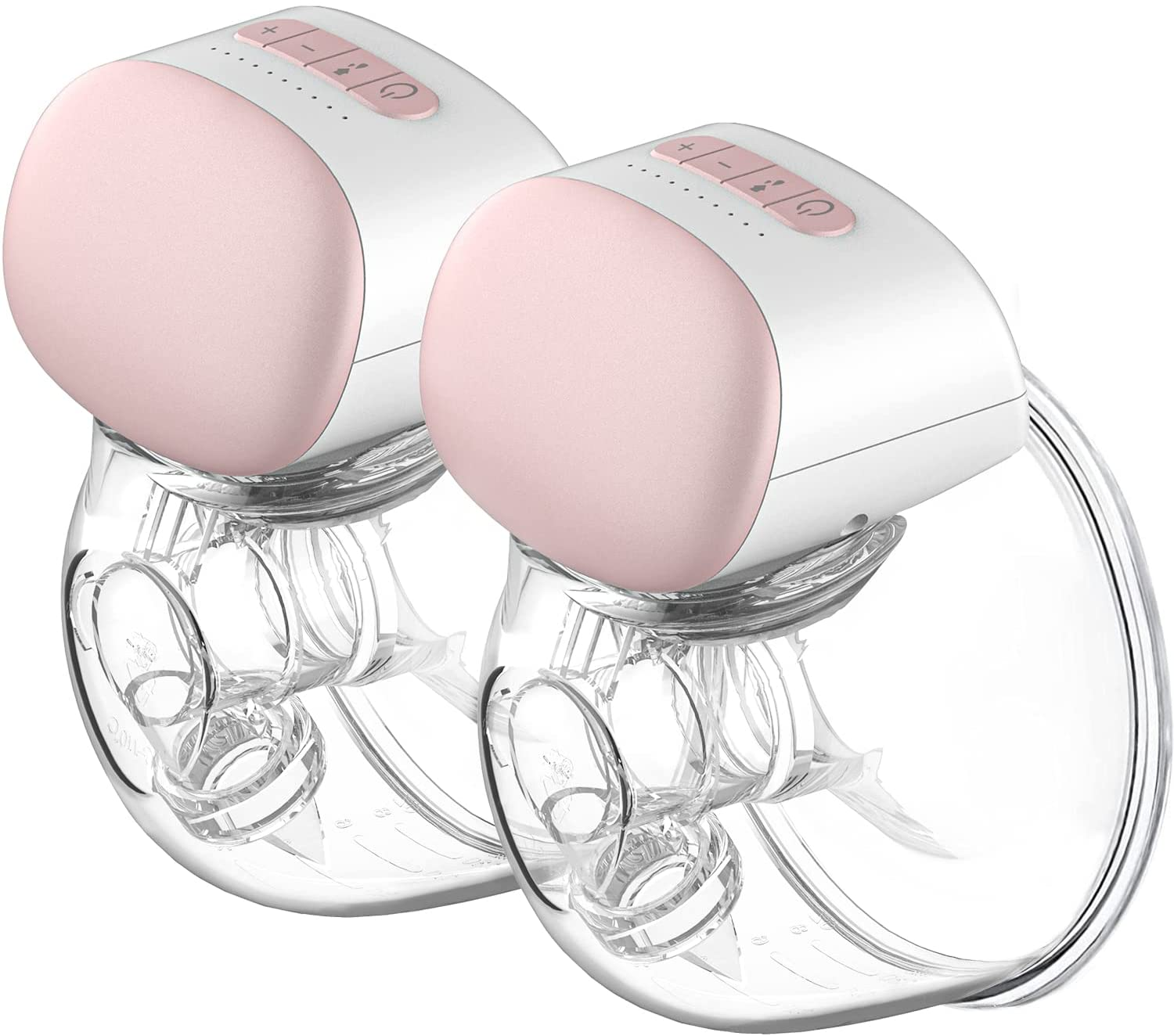 IKARE Wearable Double Breast Pump Hands Free, Pain Free Portable Electric Breastfeeding with 3 Mode & 10 Levels, 24Mm/28Mm Flange, Super Quiet, Rechargeable Milk Pump for Travel & Home. image number 3