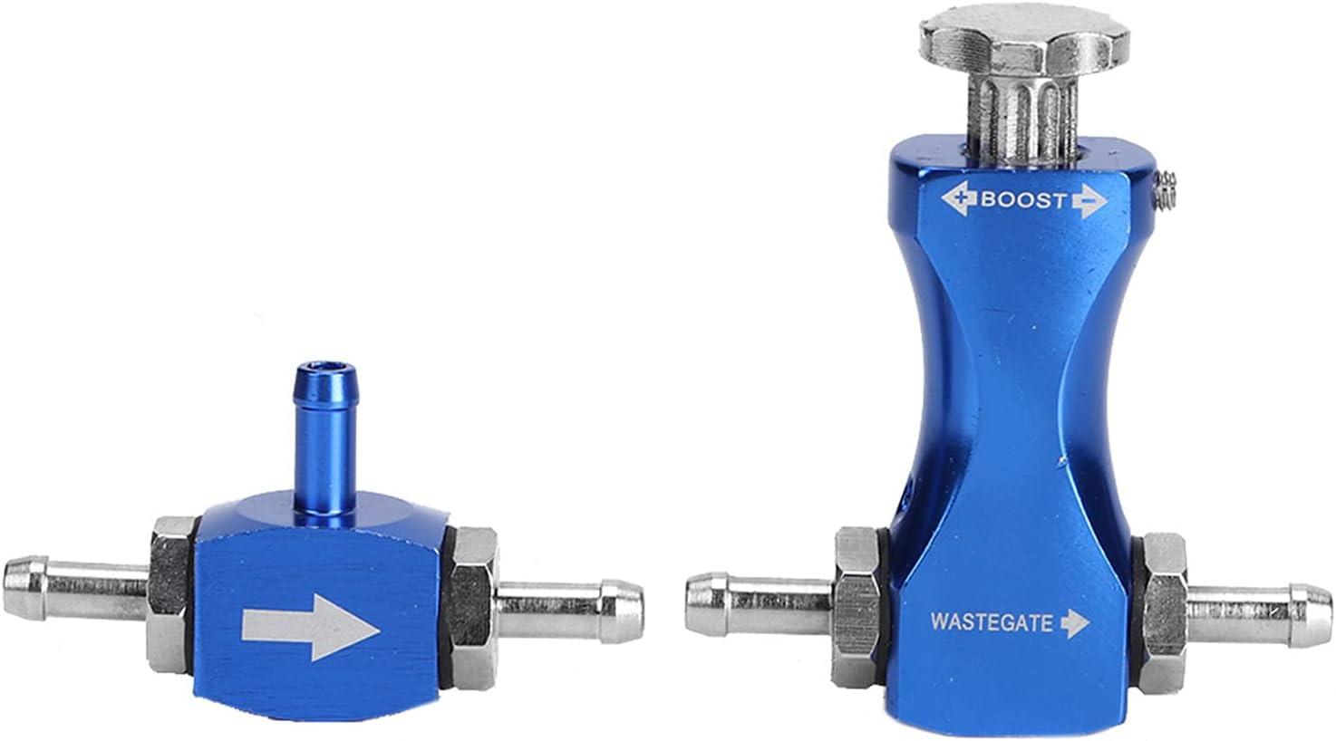 Turbo Wastegate, Easy Installation Adjust Air Pressure Protect Turbine Boost Gauge Kit Aluminum Alloy for Car image number 1