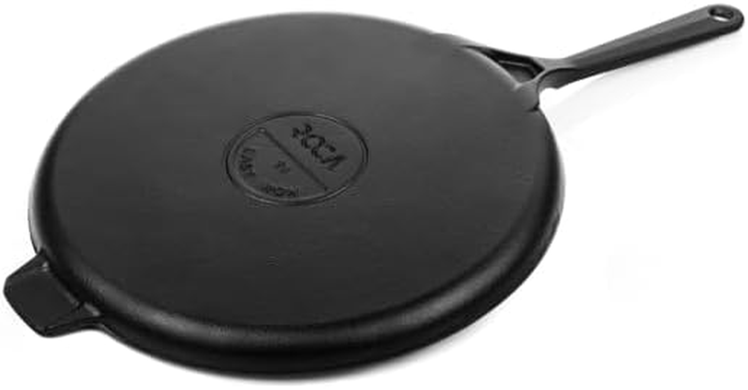High Grade Cast Iron Dosa Tawa, Heavy Duty, Durable & Pre-Seasoned, Crepe & Pancake Pan, Europa 28 Cm image number 2