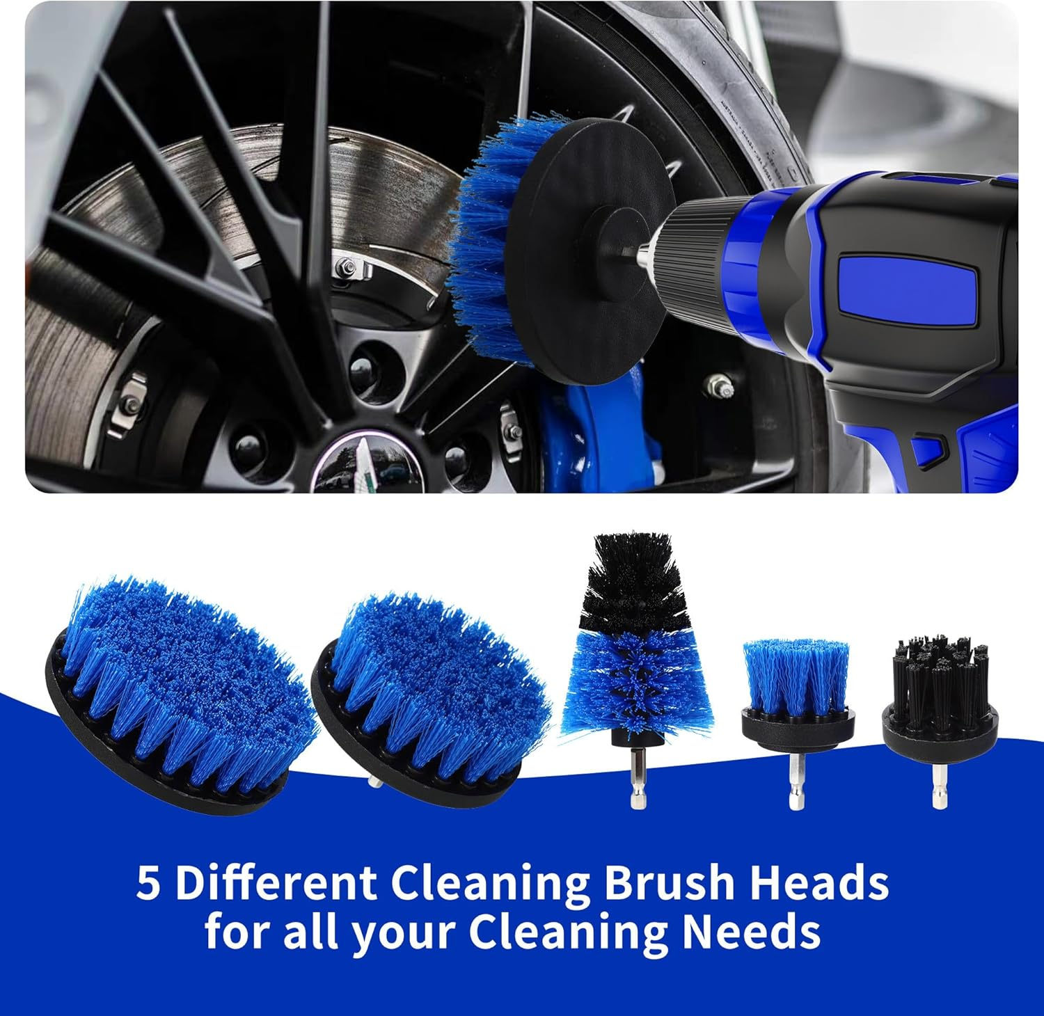 31 Piece Car Cleaning Set, Car Care Set, Car Cleaning Set Complete for Interior and Exterior Surface, Car Detailing Brush, Car Wash Set, Car Cleaning Set for Air Vent, Wheels, Household Surfaces image number 3