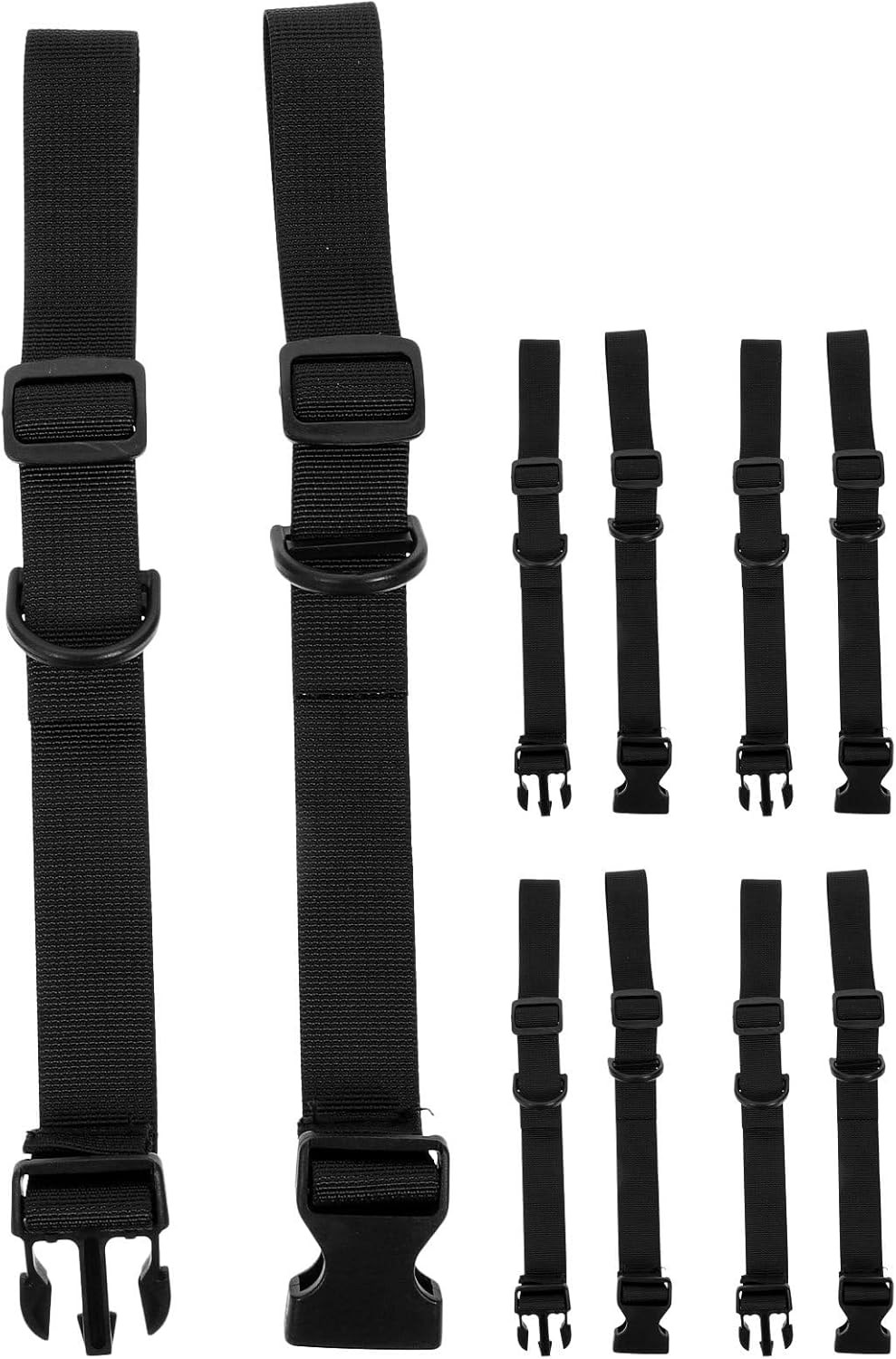 UPKOCH 5Pcs Luggage Straps for Suitcases: Multifunctional Buckle Retaining Clips - Binding Straps for Suitcases Luggage Tents Mountaineering