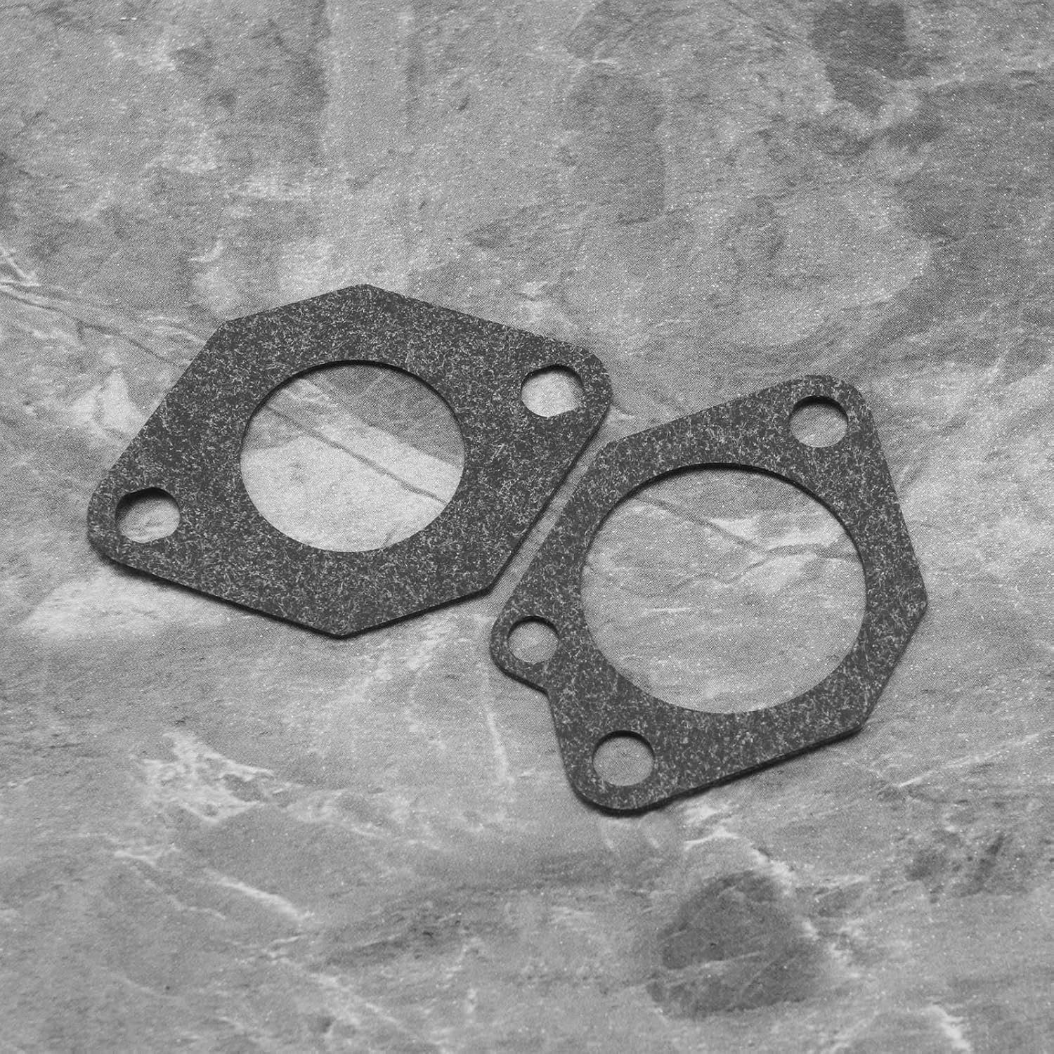 Ecsing 12Pcs Carburetor Base Gasket Compatible with Kawasaki FE290 FE350 Engine Gas DS Precedent Turf Carryall Industrial Carts Carb 1016438/1016439/1016440/1016441 image number 1