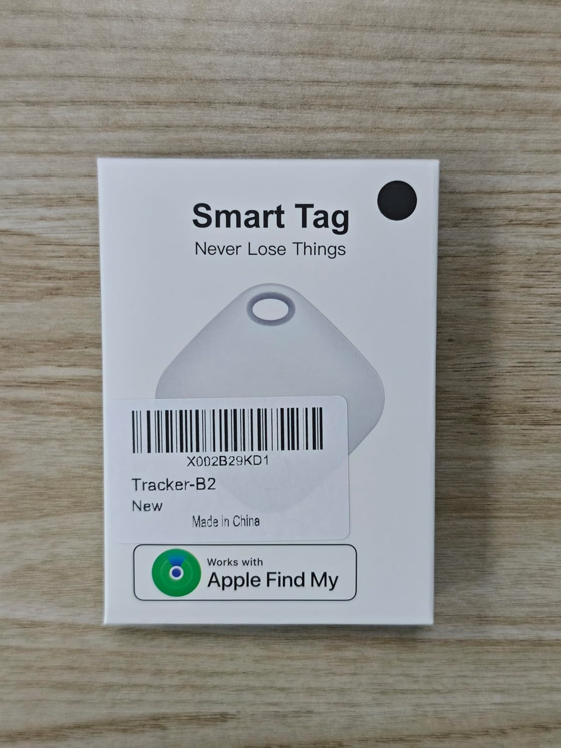 AURTEC Smart GPS Tracker for Pets, Vehicles, Keys & Luggage - Compatible with Apple Find My App (Ios Only), Real-Time Global Location Tracking, Long Battery Life, Geo-Fencing,2 Pack image number 1