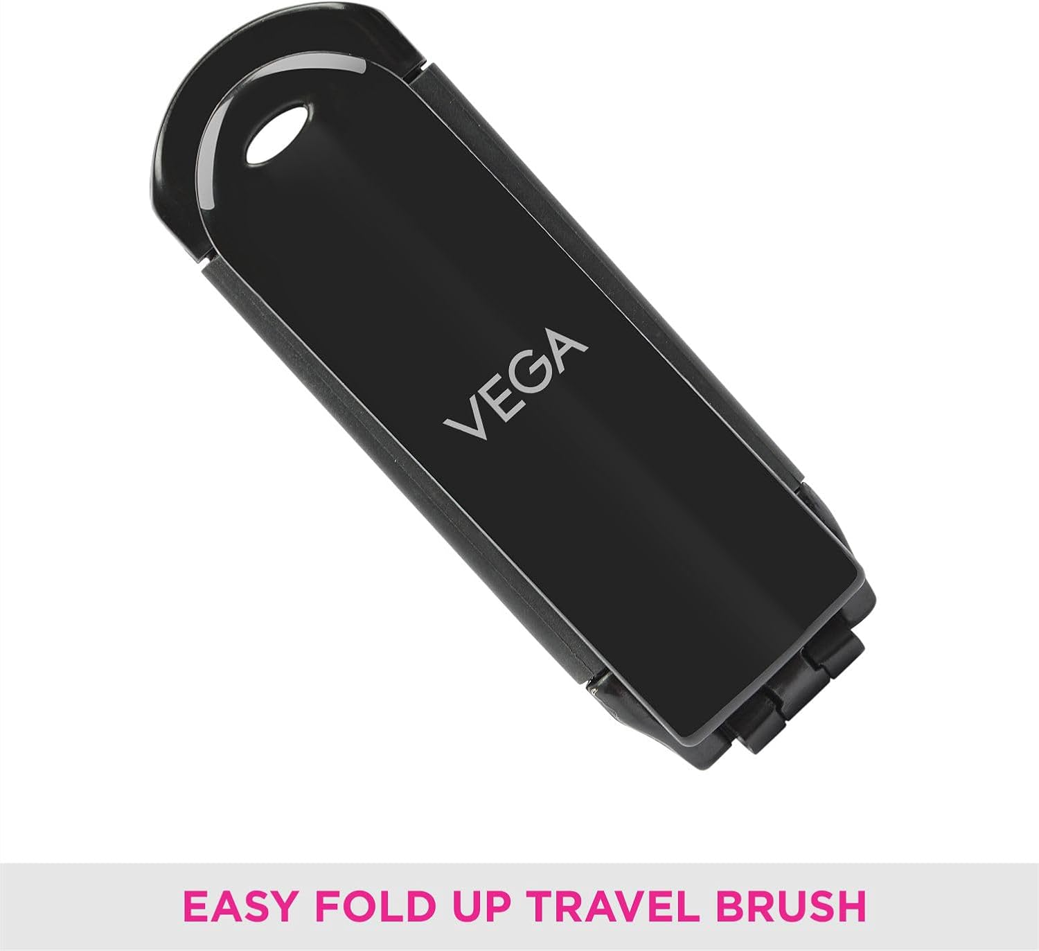 Vega Folding Hair Brush with Mirror, Color May Vary image number 3