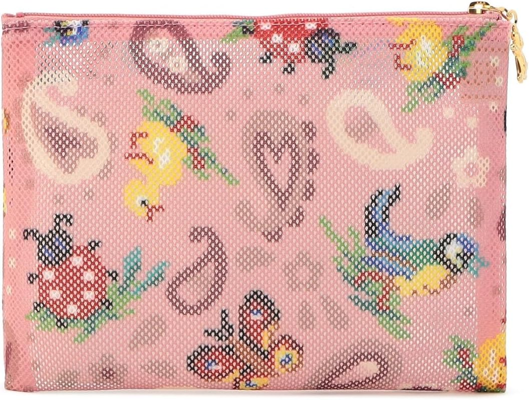 Fayler HPY-257012 Heidi Paisley Mesh Pouch M image number 4