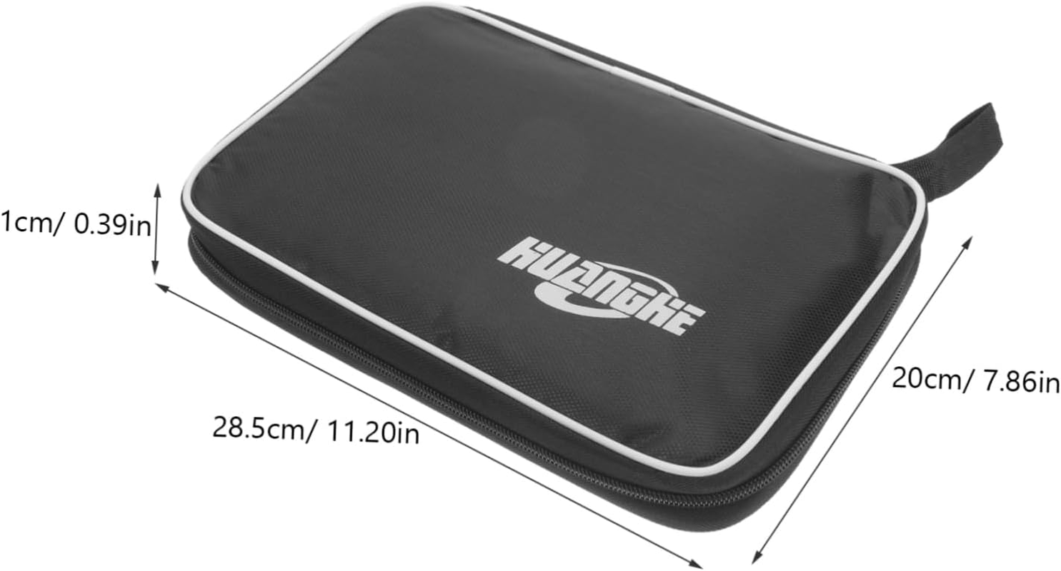 Milisten Table Tennis Bag Tt Racket Cover Table Tennis Racket Cover Table Tennis Bat Holder Table Tennis Paddle Case Table Tennis Racquet Cover Tt Paddle Bag Oxford Cloth Hard Box Pingpong image number 2