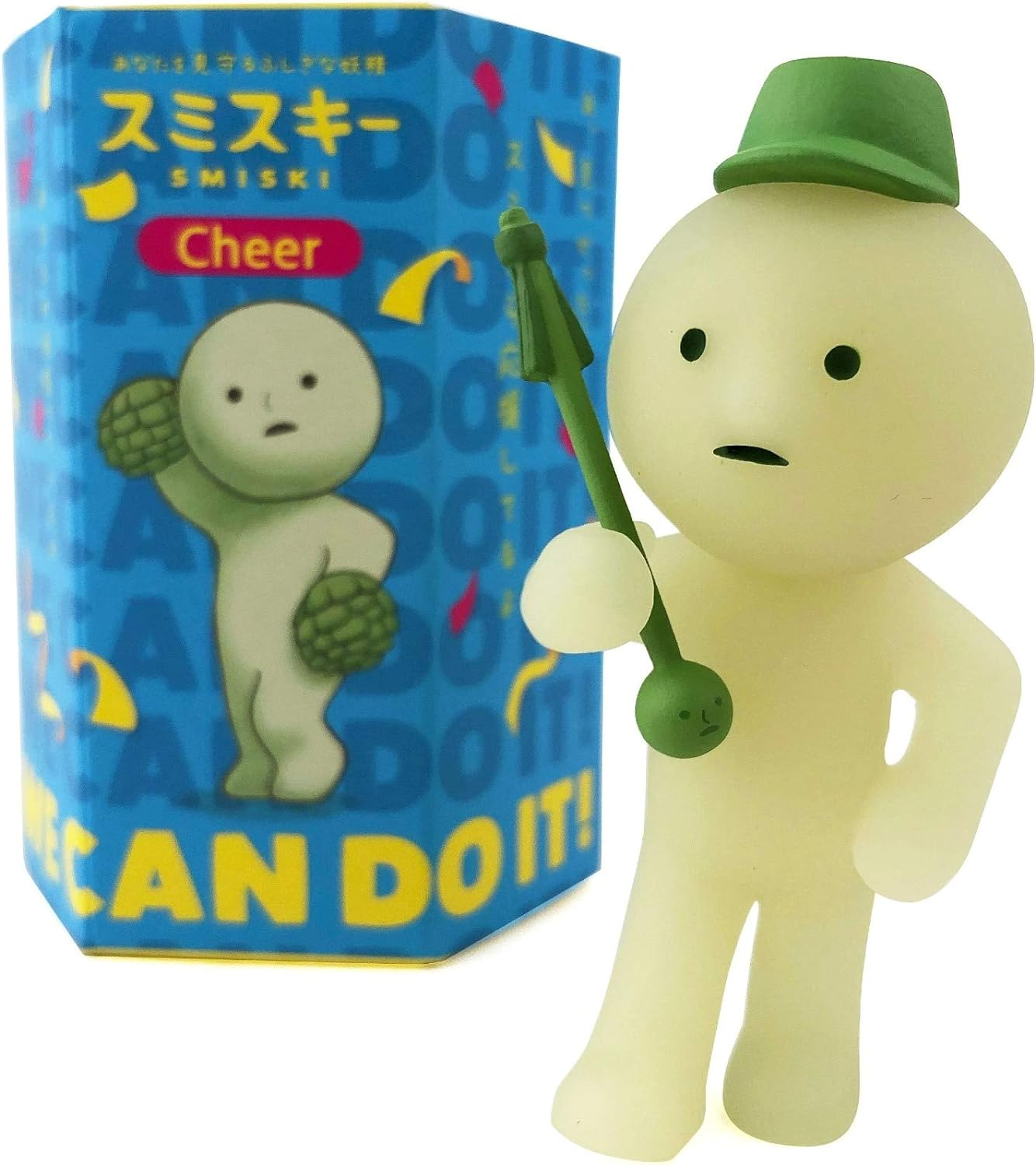 Smiski Dreams Glow in the Dark Figure, Cheer Series, Random Style, 1 Pack