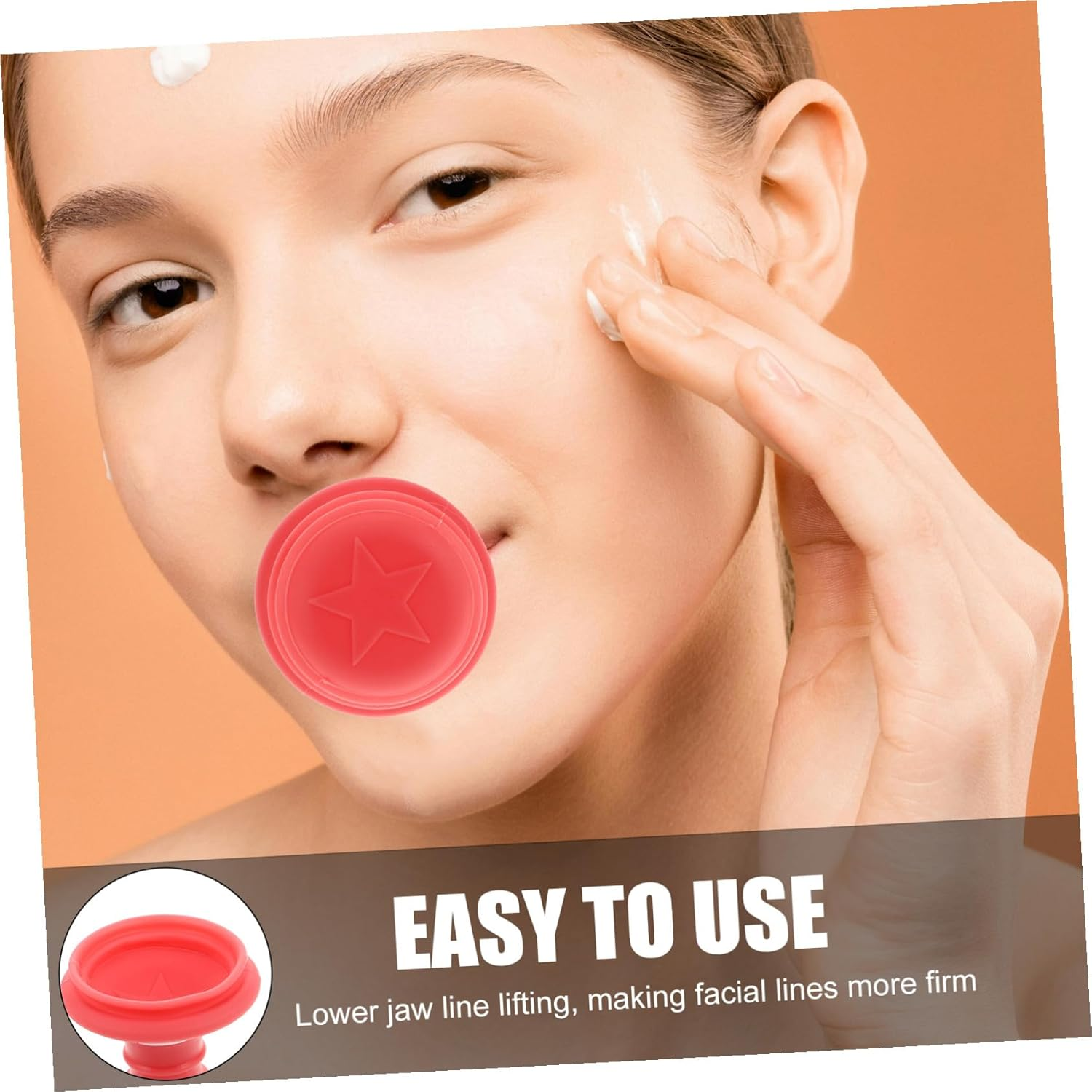 GANAZONO Jaw Trainer Face Exerciser for Daily Use Jawline Exercise Device to Define Jaw Line Double Chin Reducer and Chewing Strengthener Facial Muscle Toner for Firm Contours and Confident