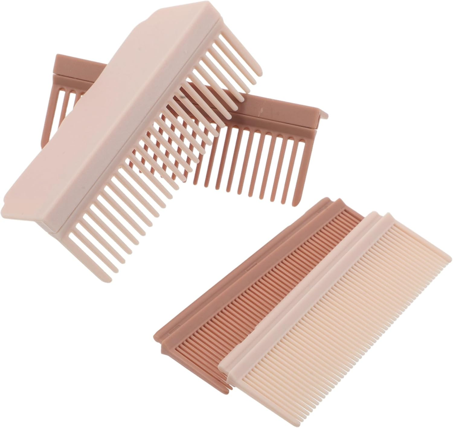 BESTYASH 2Pcs Hair Straightening Heated Comb Carbon Fiber Heat-Resistant Hair Combs Styling Clip for Women Home Styling Tool Straightener Accessory image number 5