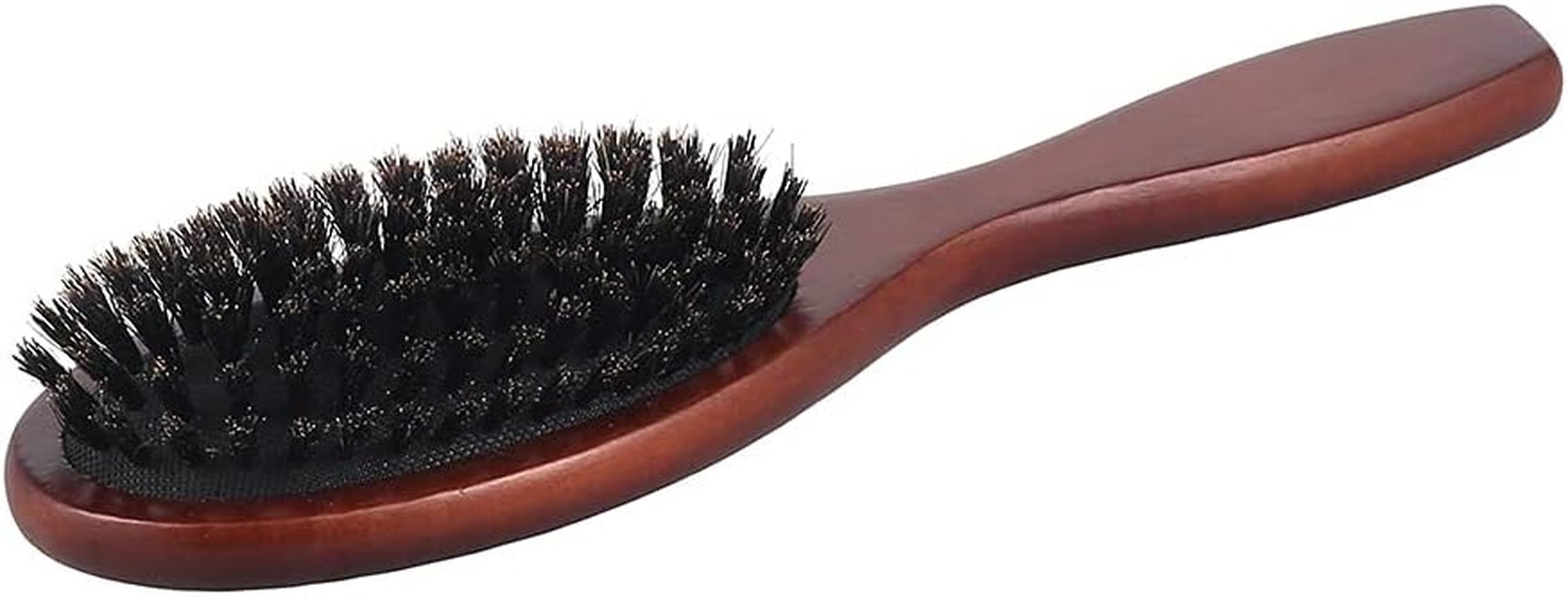 Fulasun Hair Brush Boar Bristle Hair Brush Comb Oval Anti-Static Paddle Hair Extension Brush Scalp Beech Wooden Handle Reducing Hair Frizzy and Frizzy for Women and Men .. image number 5