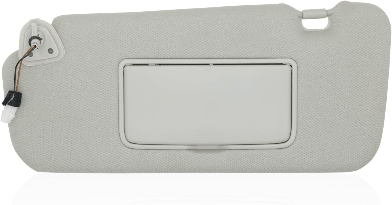 CRAZYPARTS Driver & Passenger Side Sun Visor Compatible with Nissan Murano 2009 2010 2011 2012 2013 2014 Sunshade Replacement # 96401-1AA1B 96400-1Aa1B(Gray)
