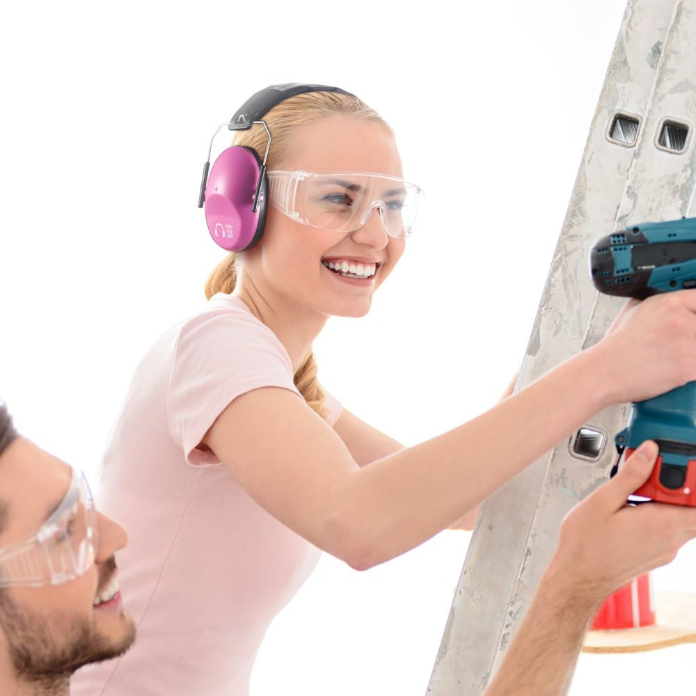 Pro for Sho 34Db NRR Hearing Protection Ear Muffs - Highest NRR in Compact Design, Noise Cancelling Headphones for Adults and Kids, Sensory Autism Ear Protection for Shooting, Gun Range, Mowing, Work image number 6