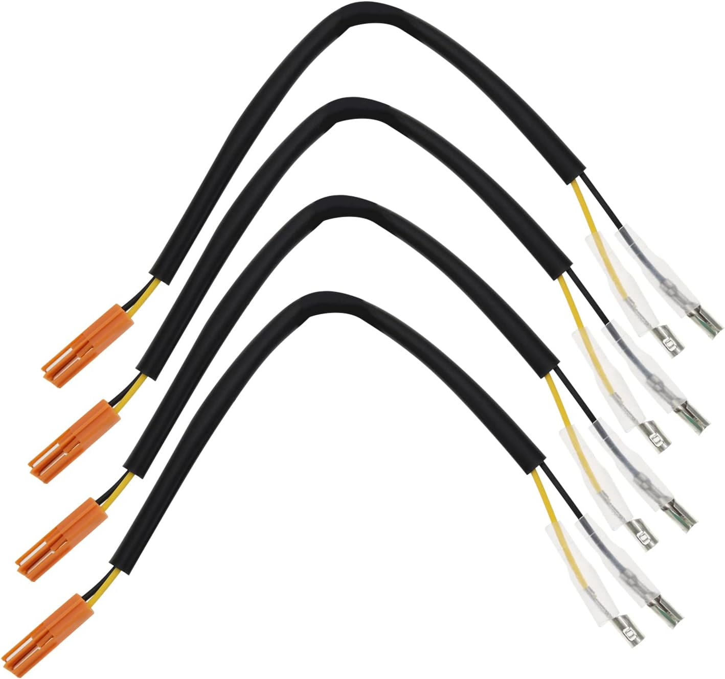 SING F LTD 4X Turn Signal Wiring Adapter Compatible with Honda Plug Adapter Motorcycle Turn Signal Adapter Cable Approx. 22.5Cm/8.86Inch image number 5