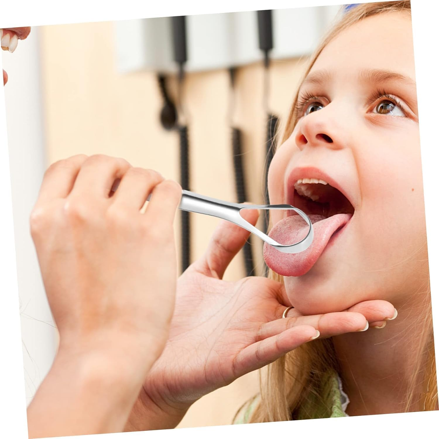 Stainless Steel Metal Tongue Scraper - Tongue Scraper for Adults, Professional Tongue Brush for Oral Care, Improve Bad Breath and Fresh Breath, with Metal Storage Box - 2 Pack