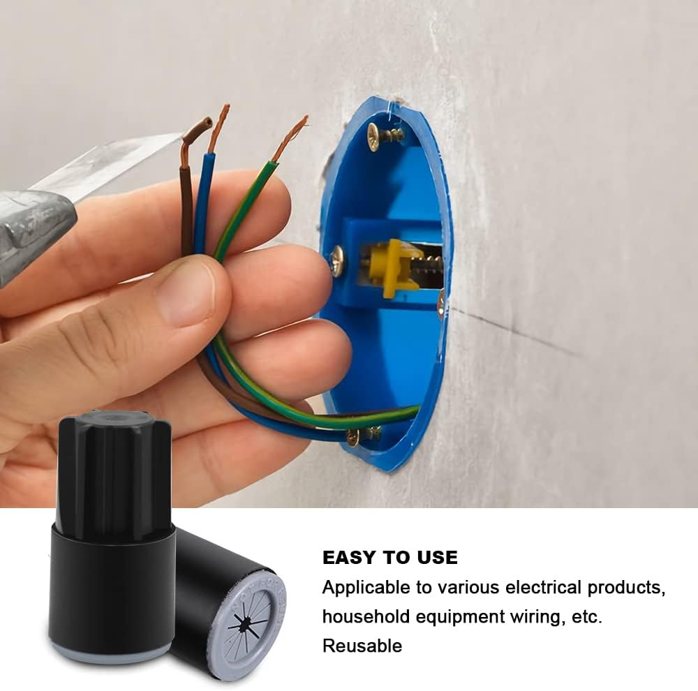 30 Pieces Waterproof Wire Nuts Connectors, Silicone Filled Outdoor Electrical Wire Caps, Low Voltage Electrical Wire Seal Nuts Caps for Landscape Lighting, Irrigation image number 5