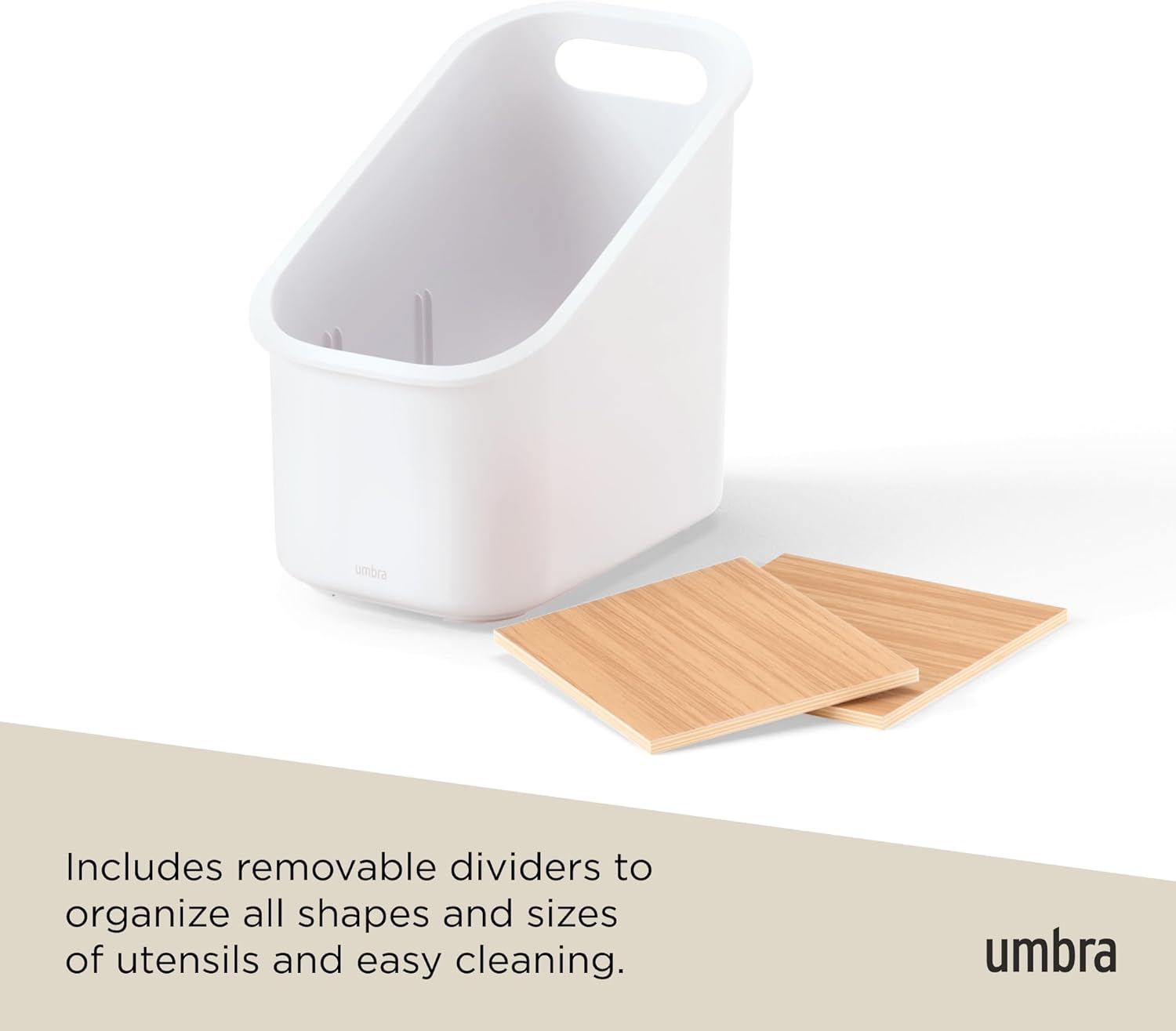 Bellwood Utensil Holder WHT/NAT image number 2