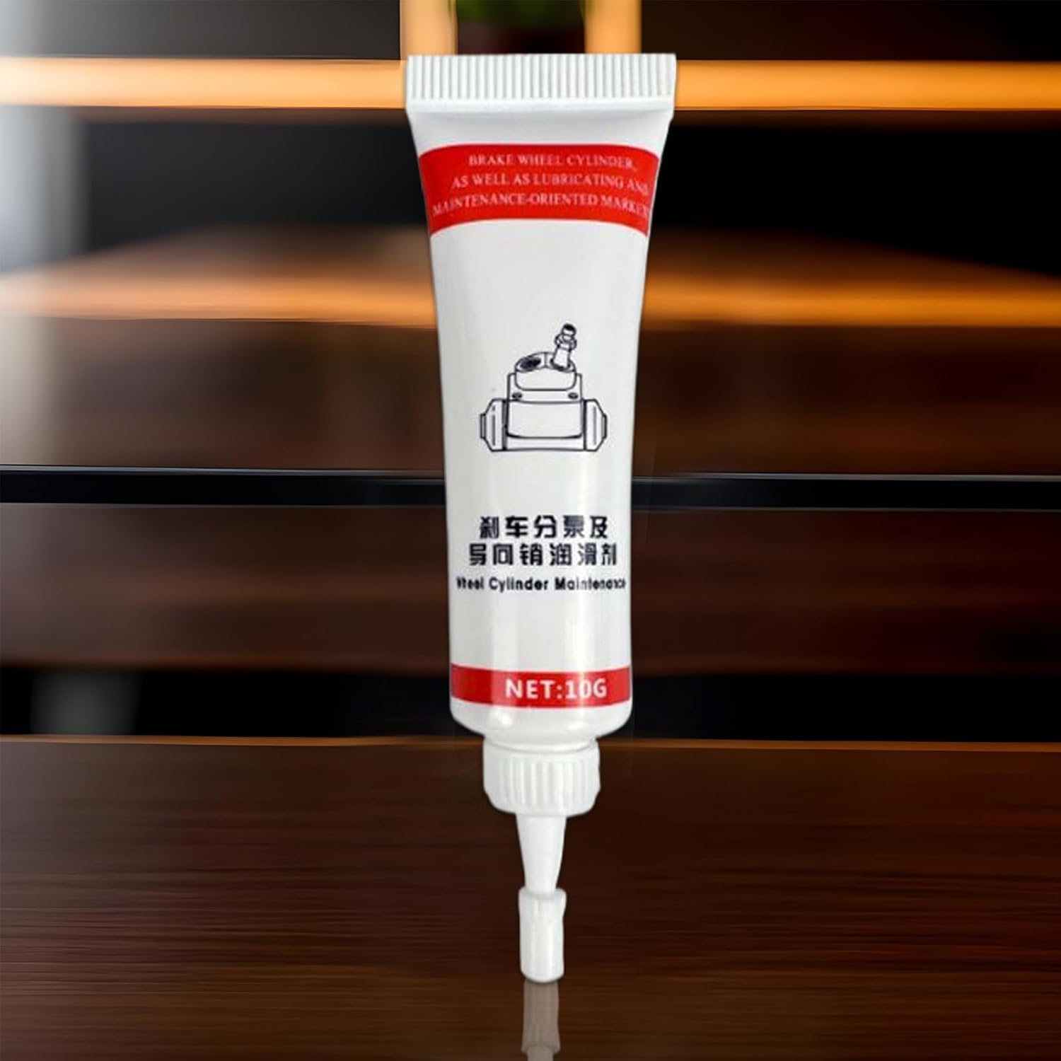 Brake Grease - Rust Squeal Eliminating Brake Lubricant - Squeal Stopper Lube Long-Lasting Moisture Proof for Installation Slot Piston Maintenance