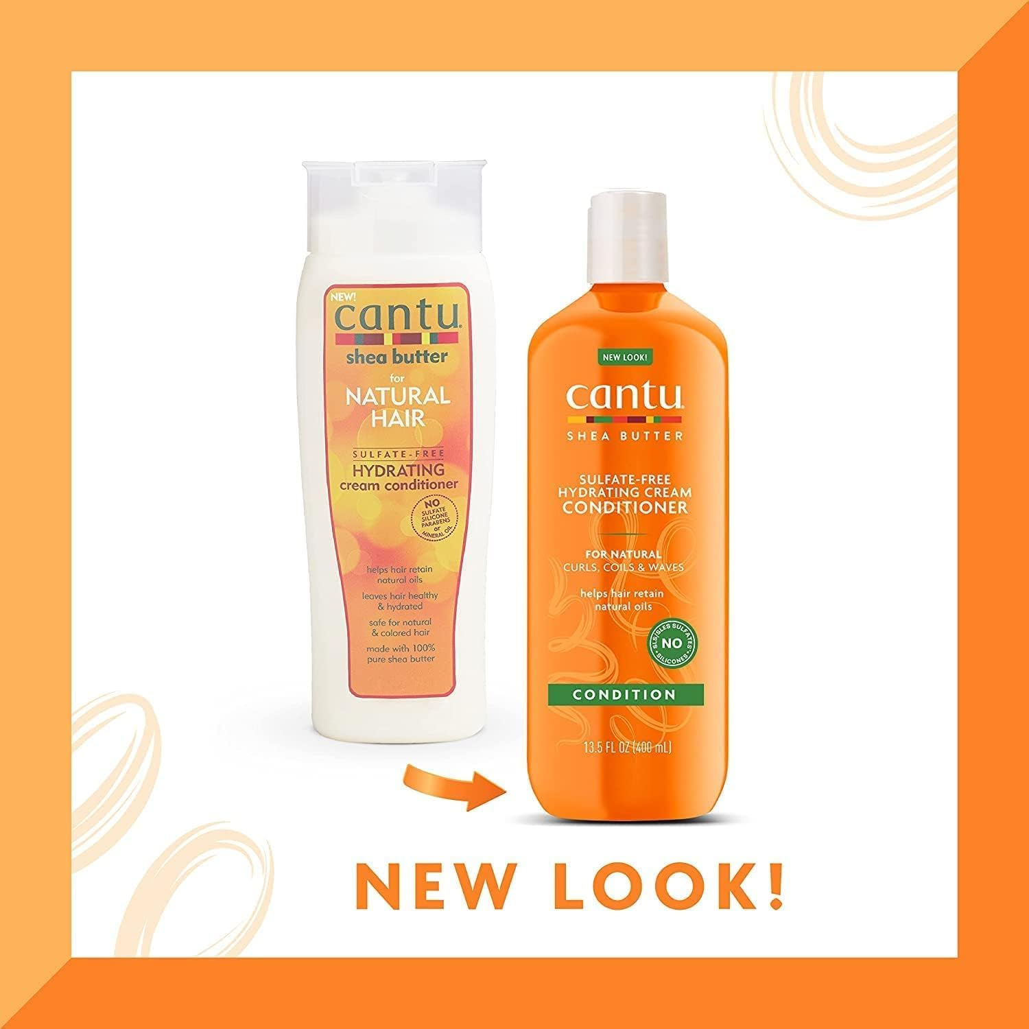 Cantu Shea Butter for Natural Hair Shampoo and Conditioner Sulphate FREE
