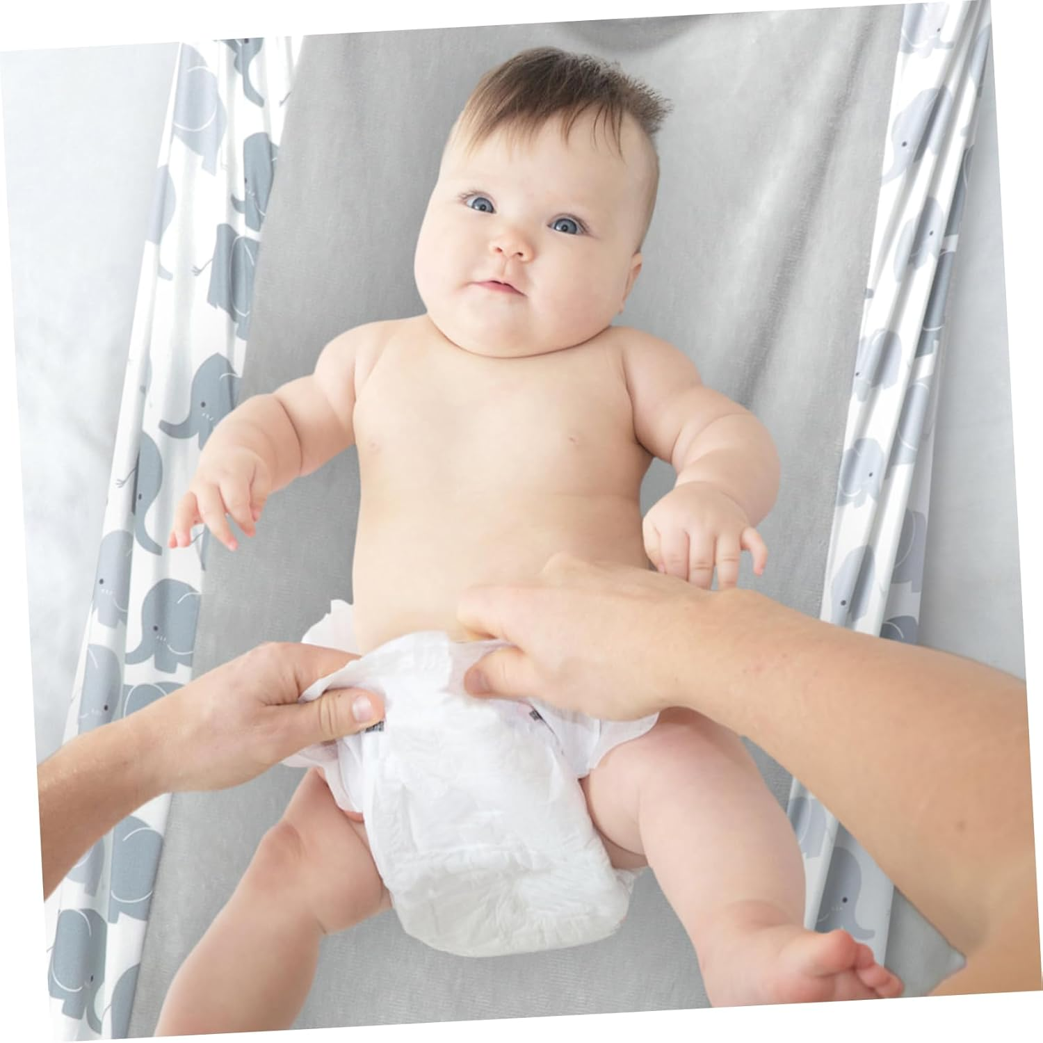 Ibasenice Crib Sheets for Boys Girls Baby Changing Pad Cover Safe Breathable Material image number 1