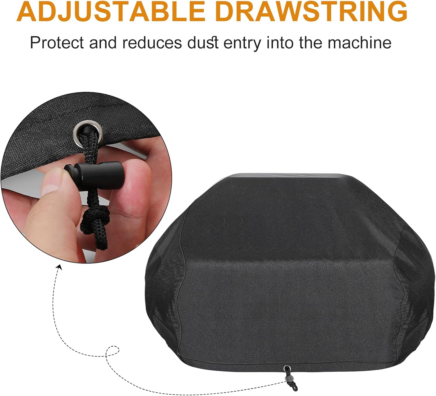 Amptaan Woodfire Outdoor Cover for Ninja Woodfire Pro XL Outdoor Oven OG800 and OG900 Series, Pizza Oven Cover with Adjustable Drawstrings and Elastic Bands, Pizza Oven Accessories