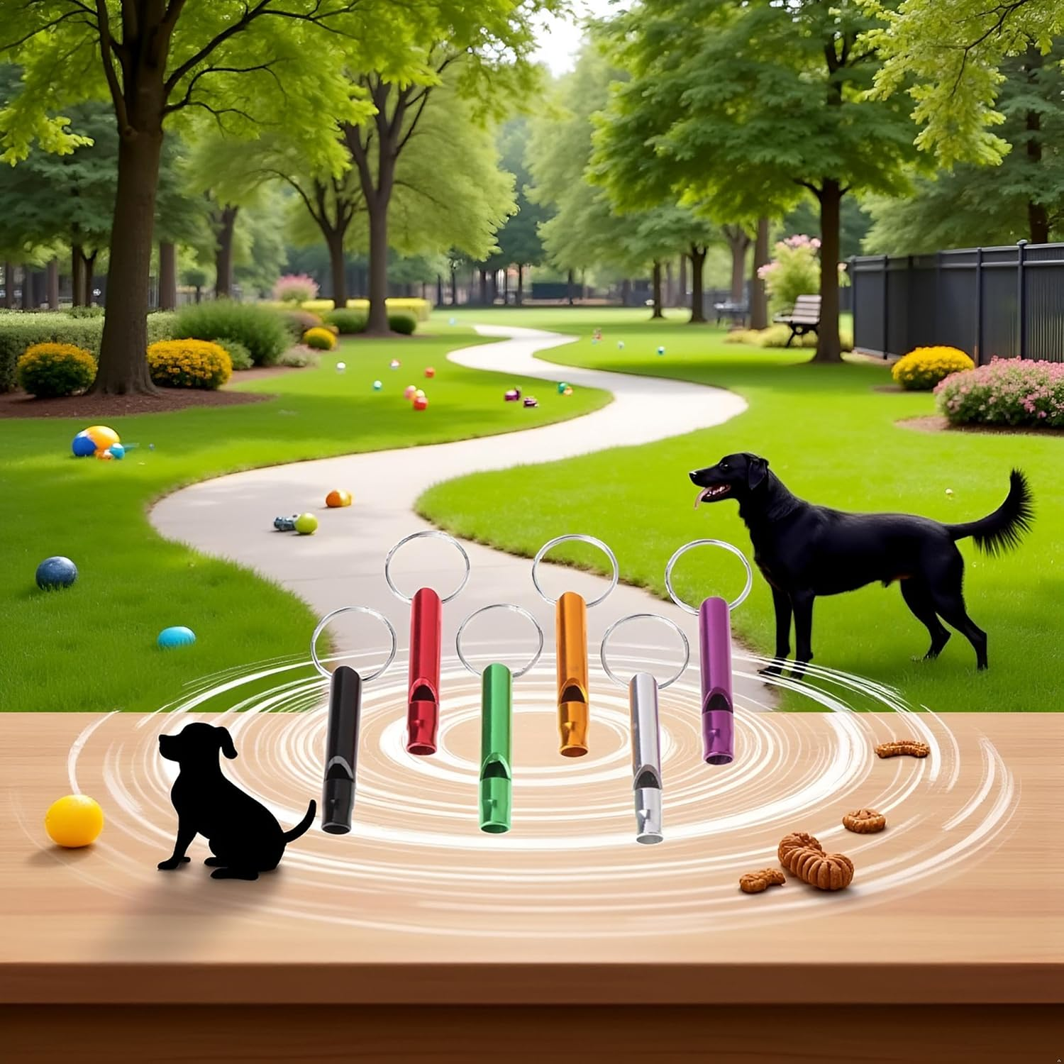 6 Pcs Ultrasonic Dog Training Whistles Metal Dog Training Whistles for Small Large Pet Dog Whistles Dog Flute Dog Whistles That Makes Dogs Come to You Dog Whistles That Makes Dogs Stop Barking image number 3