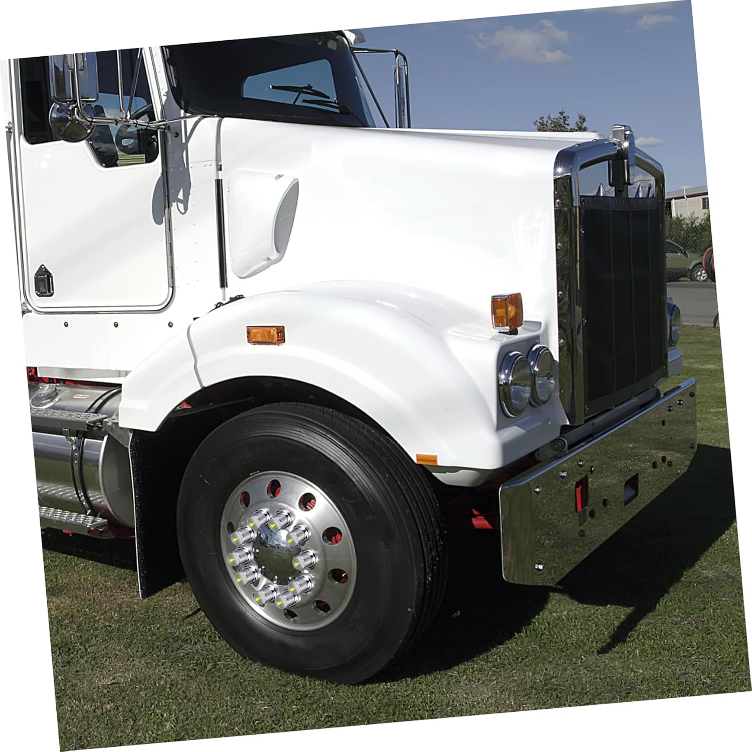 BUGUUYO 20Pcs Wheel Nut for Trucks and Trailers Lug Nut Dust Caps Resistant Automotive Exterior Accessories image number 6