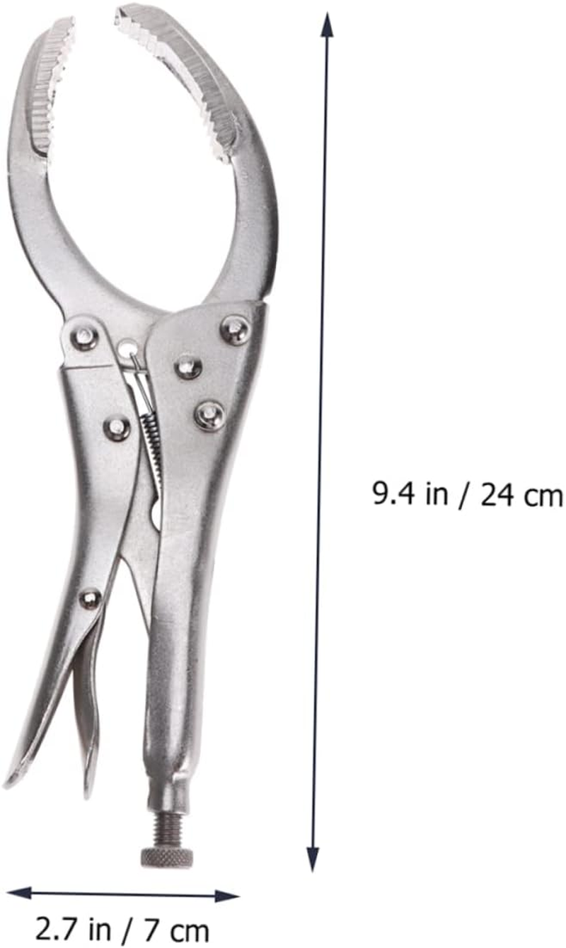 Angoily 2Pcs Locking Grip Oil Filter Wrench Tool for Easy Removal and Vise Holding Construction Ergonomic Design for Mechanics and Use image number 5