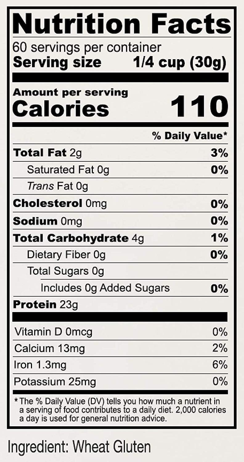 Anthony'S Vital Wheat Gluten Natural, 4Lbs, High in Protein, Vegan, Non GMO, Keto Friendly