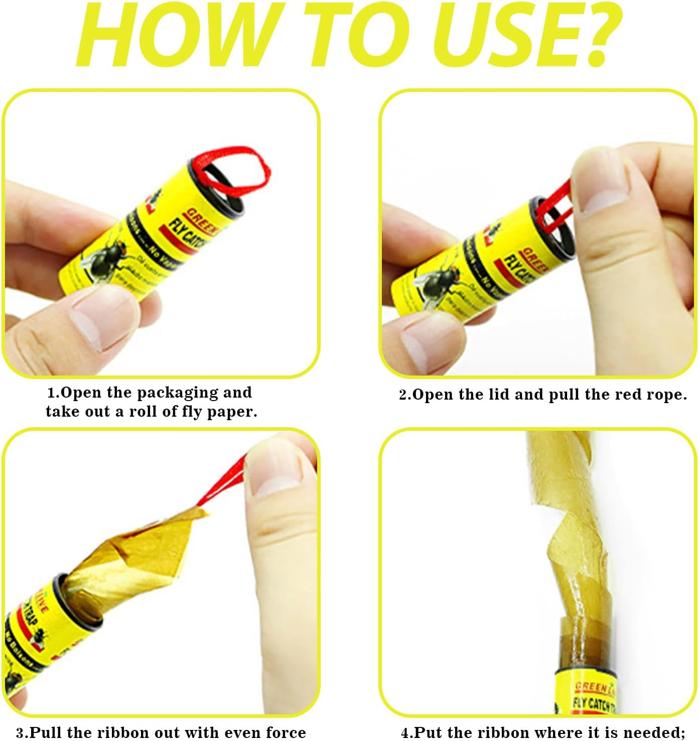 24 Pcs Fly Trap, Effective Fruit Fly Trap, Non-Toxic Gnat Trap, Suitable for Kitchen, Garden Indoor Outdoor Use Fruit Fly Control image number 5