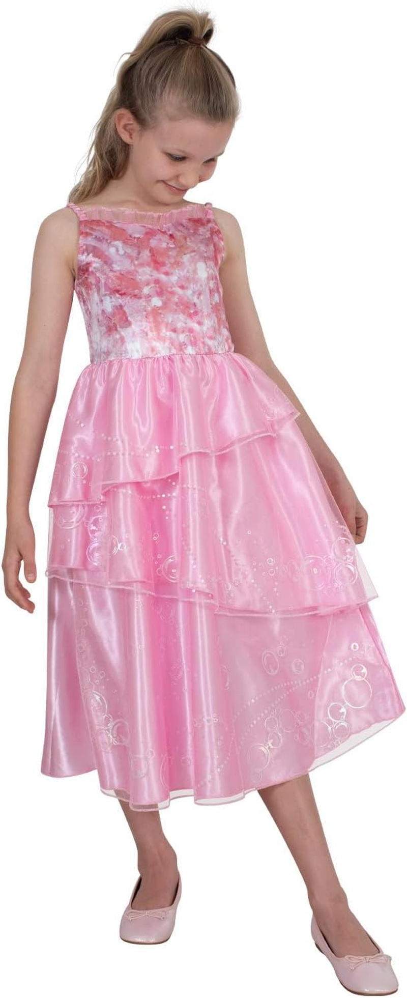 Glinda Deluxe Costume for Kids - Wicked - Medium (9-10 Yrs) image number 2