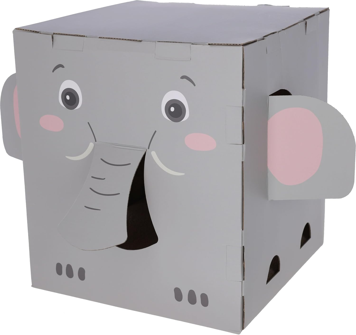 Cat Scratching House Elephant 35 X 35 X 39 Cm Grey image number 3