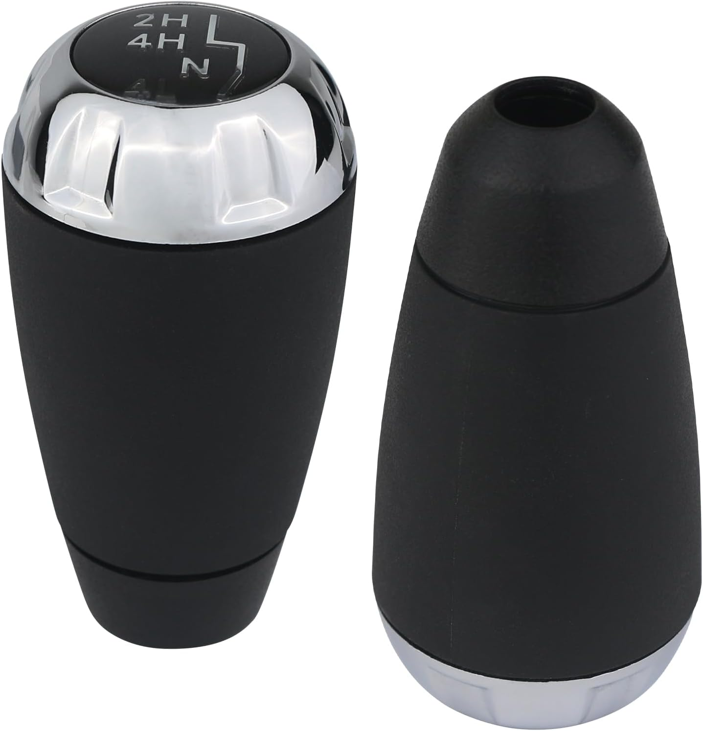 Apperfit Transfer Case Shift Shifter Knob for Automatic/Manual Transmission Chrome Trim Compatible with Jeep Wrangler JK 4WD 2011 2012 2013 2014 2015 2016 2017 2018 image number 2