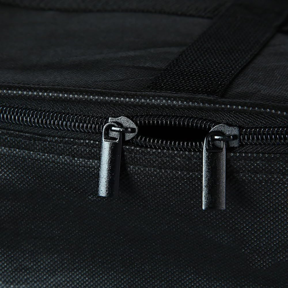 Insulated Cooler Collapsible Bag,Reusable Grocery Shopping Bag with Zipper Closure Keep Food Hot or Cold,Food Delivery Transport Support Plate(20"W X 13"H X 10"D) image number 3