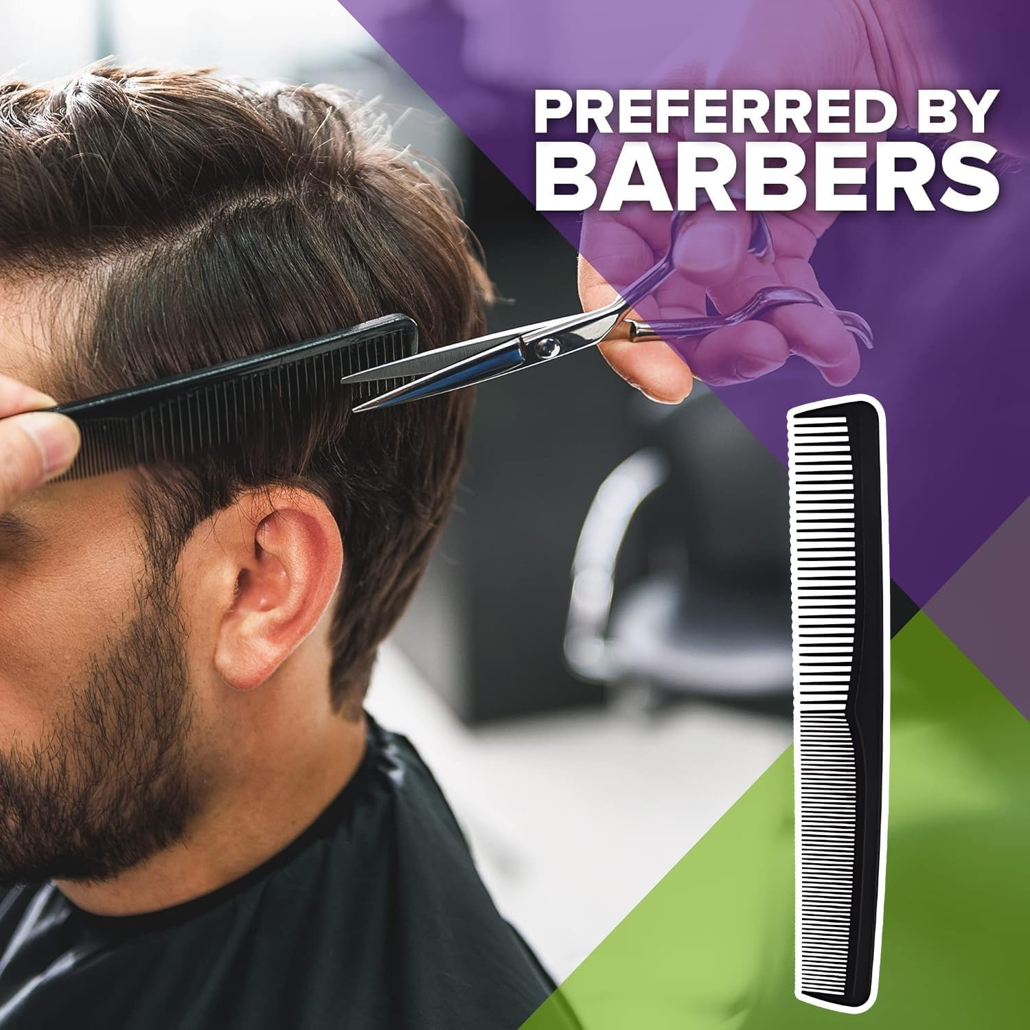 Boar Bristle Hair Brush and Massage Comb for Beard Slick Back Brush for Styling Detangling Smoothing for Men Women image number 3