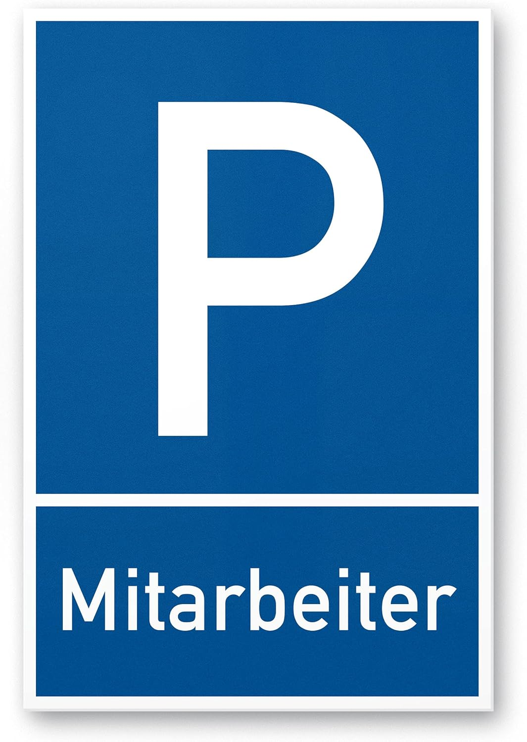 Parking Plastic Sign Employees 30 X 20 Cm Sign Company Parking Space Reserved Employee Company Parking Free &ndash; Private Parking Company image number 3