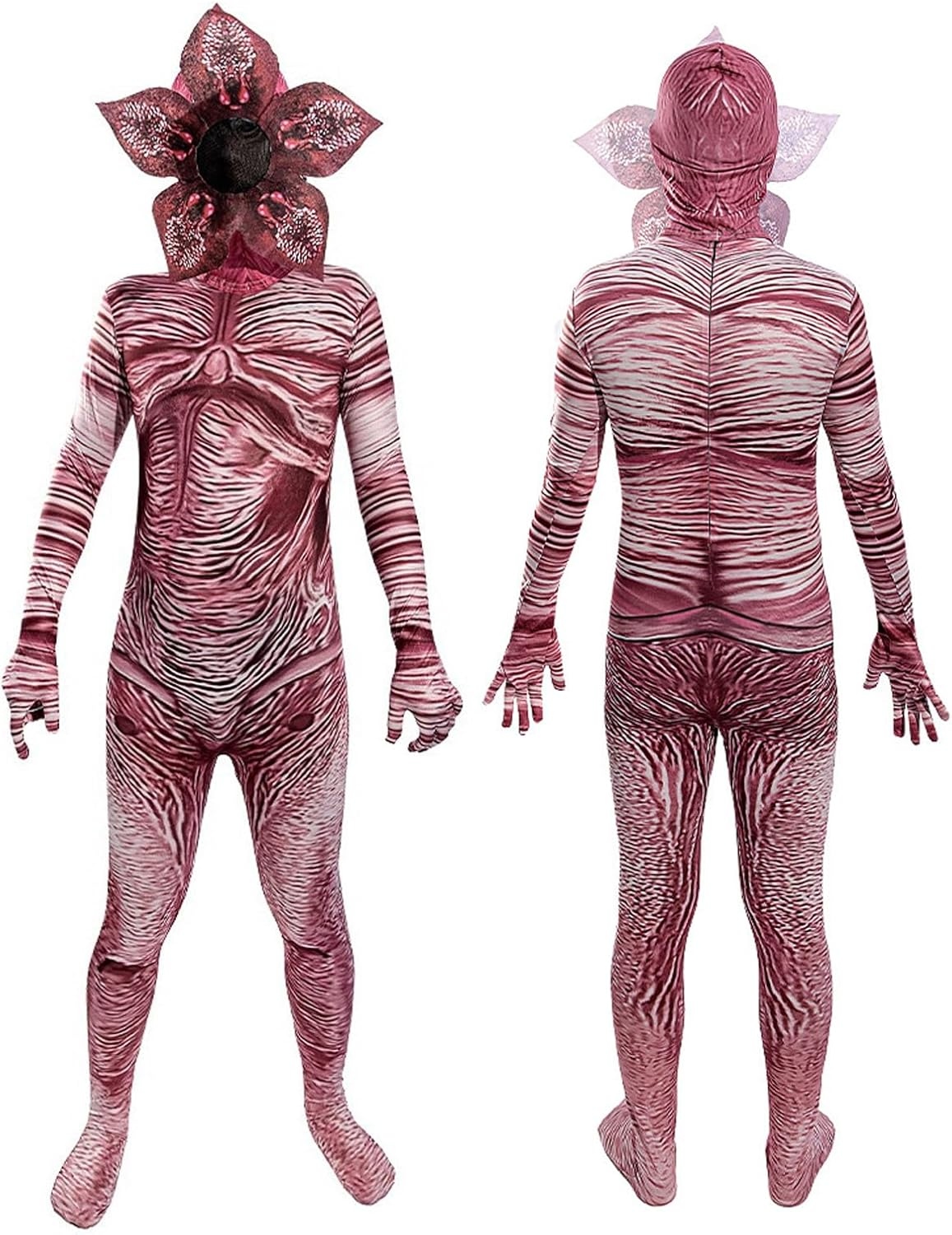 Halloween Scary Cosplay Flower Monster Jumpsuit up Child Horror Monster Scary Bodysuit Party Outfit 5-12 Years image number 5