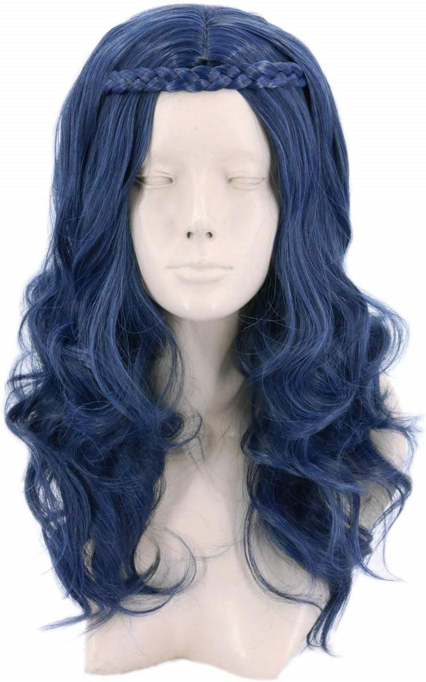 Topcosplay Womens Wig Brown Long Curly Fluffy Bellatrix Lestrange Cosplay Halloween Costume Wigs