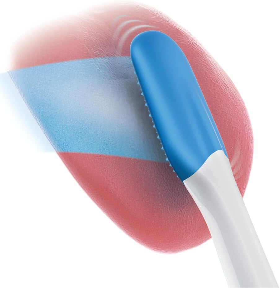 PHILIPS Sonicare Tonguecare+ Sonic Powered Tongue Brushes with Brushsync Mode Pairing, Latex Free, White, HX8072/01