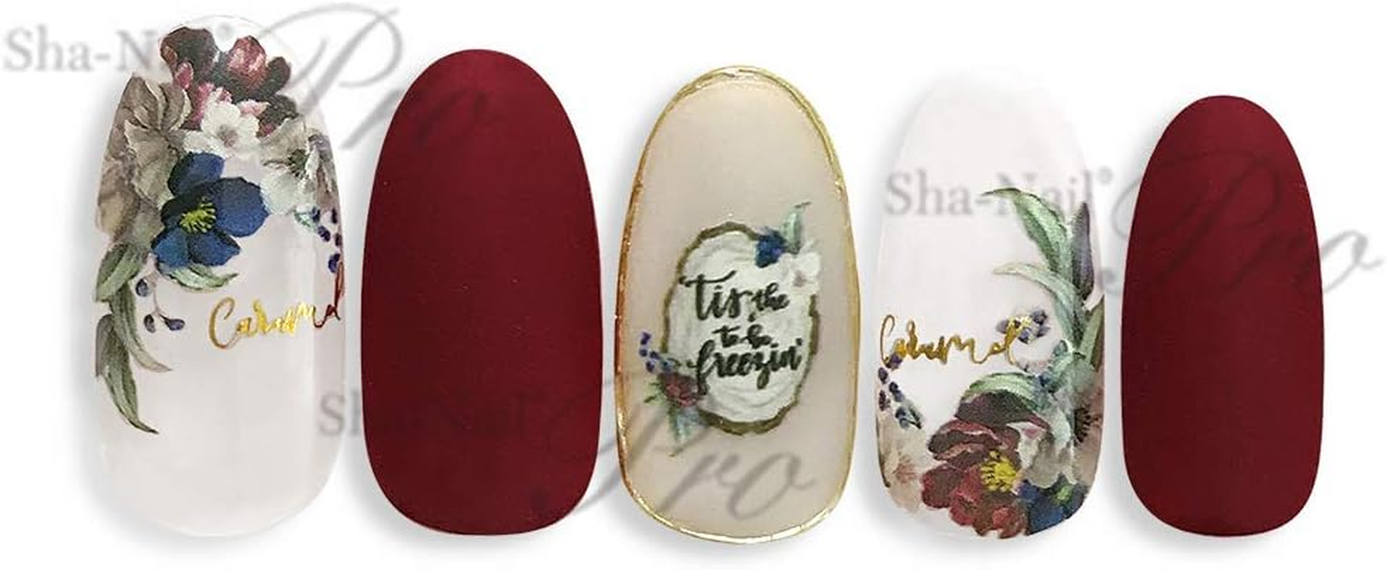 Parts Sha-Nail Sha-Nail Pro Kanae Classical Flowers, 1 Piece