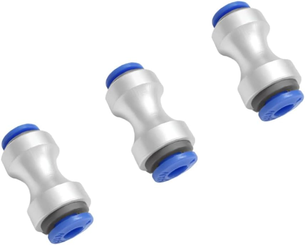 LEOWAY 3D Printer Accessories PTFE Tube Connector, AMS Feed PTFE Feed Tube Connector for P1P/P1S/X1/X1C/X1E 3D Printer Parts (3PCS)
