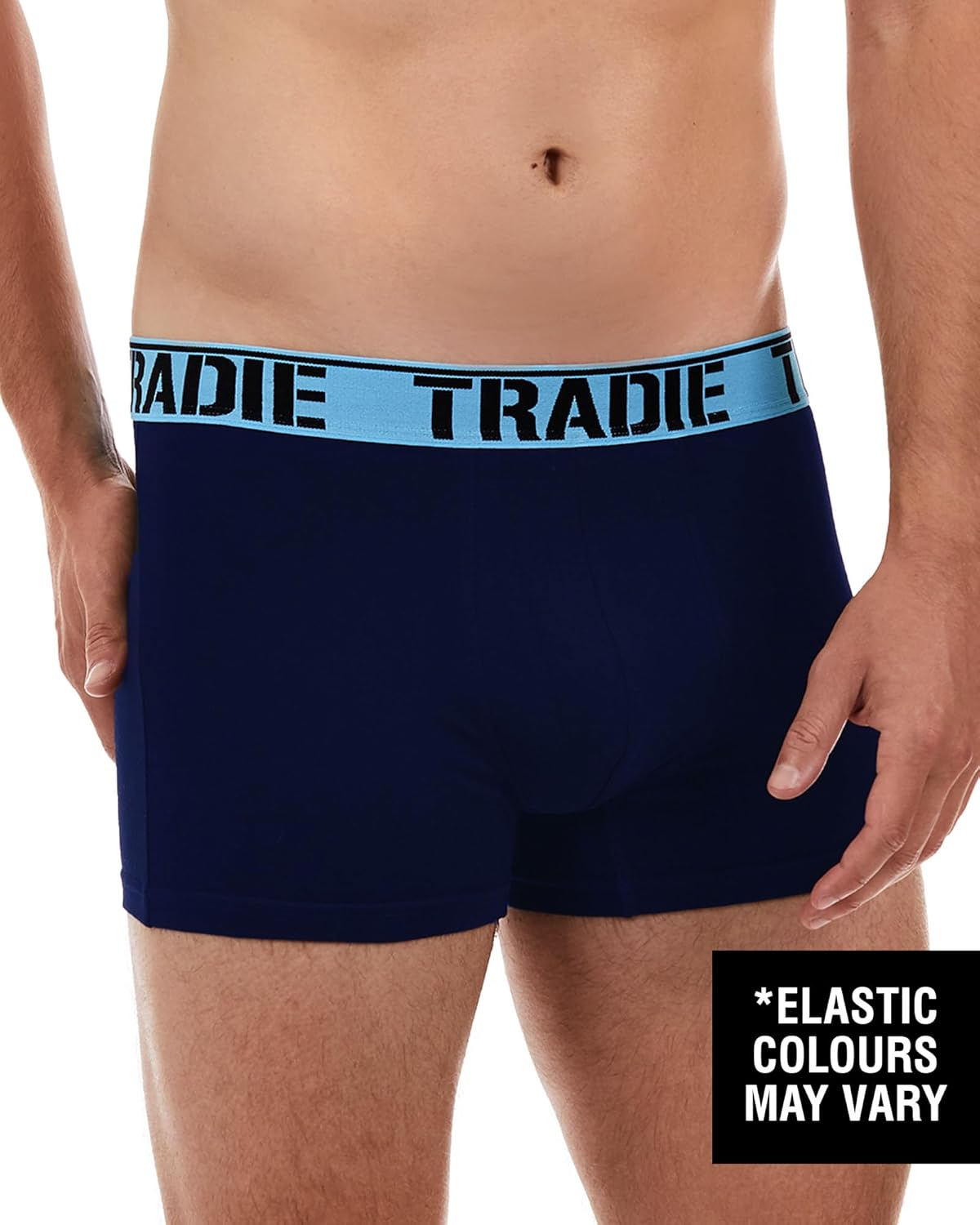 TRADIE Men'S Cotton/Elastane Fitted Trunk 3-Pack Mens Underwear, Stretch Cotton Fabric, Comfortable, Soft, Breathable Mens Boxer Brief, Value Pack Underwear for Men image number 3
