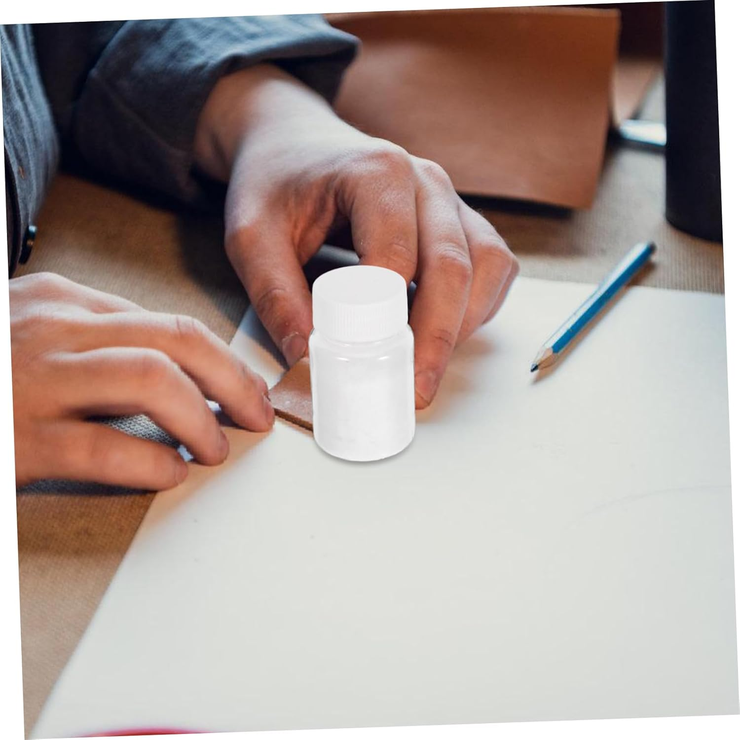 Jojofuny Nail Flocking Powder Set 2 Bottles for Creative Art Projects Doll Making image number 3