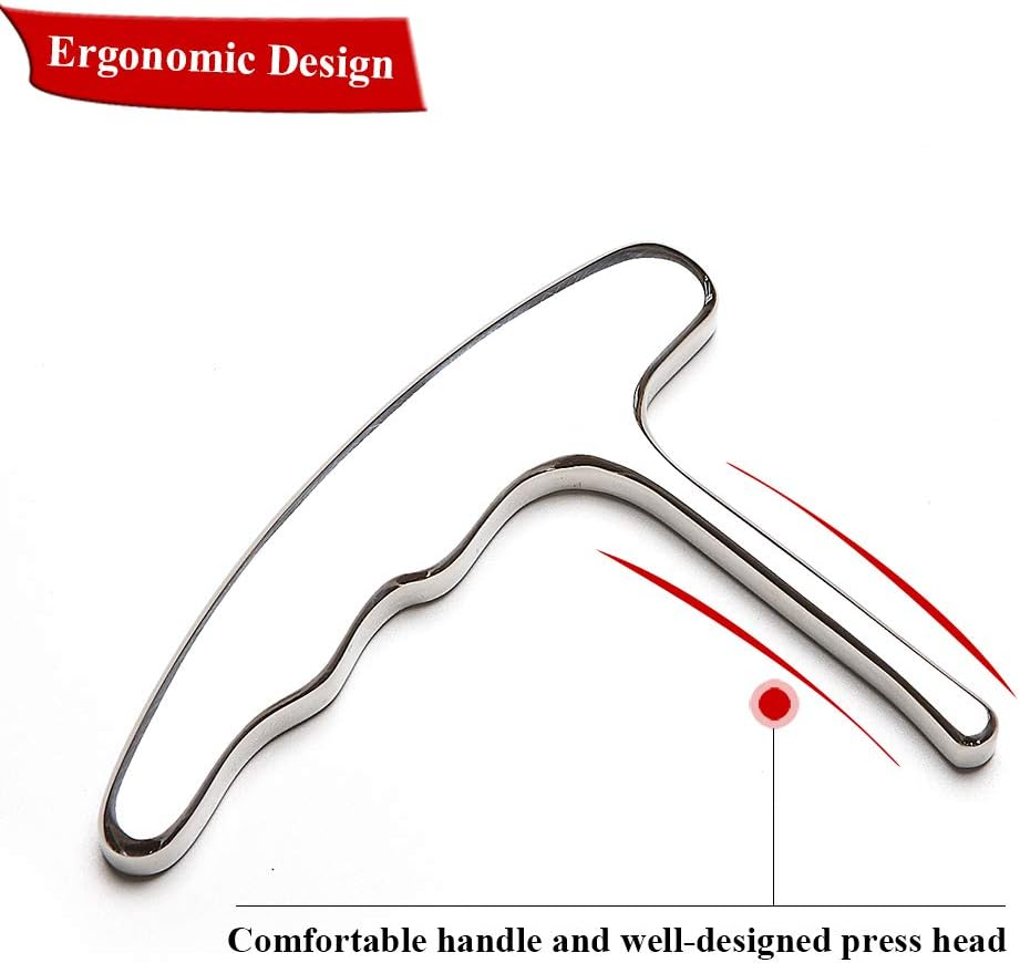 Stainless Steel Trigger Point Massage Tool-Deep Tissue Massage- Reflexology Acupressure Massage Tools for Myofascial Release Relief Pain image number 1