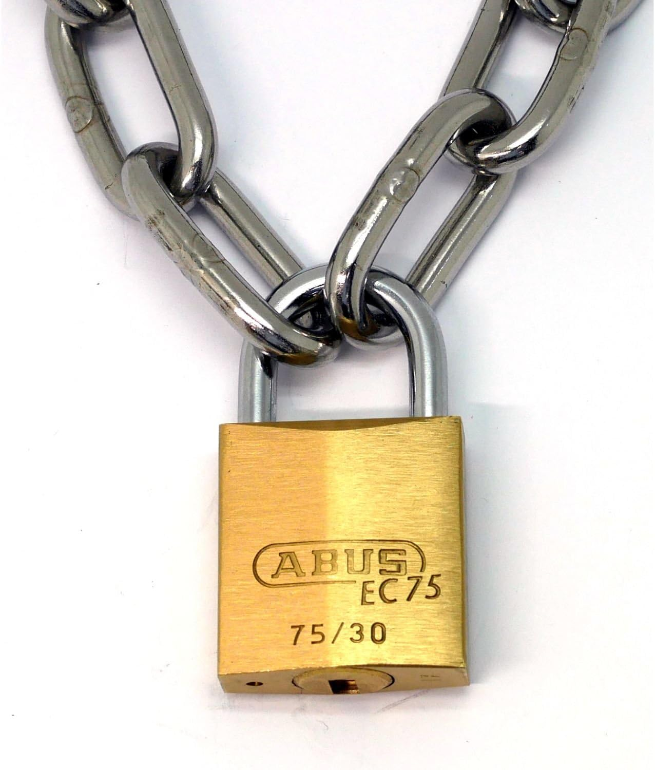 ABUS Brass Padlock BPEC75/30 KD Dimple Cylinder Rose Number image number 6