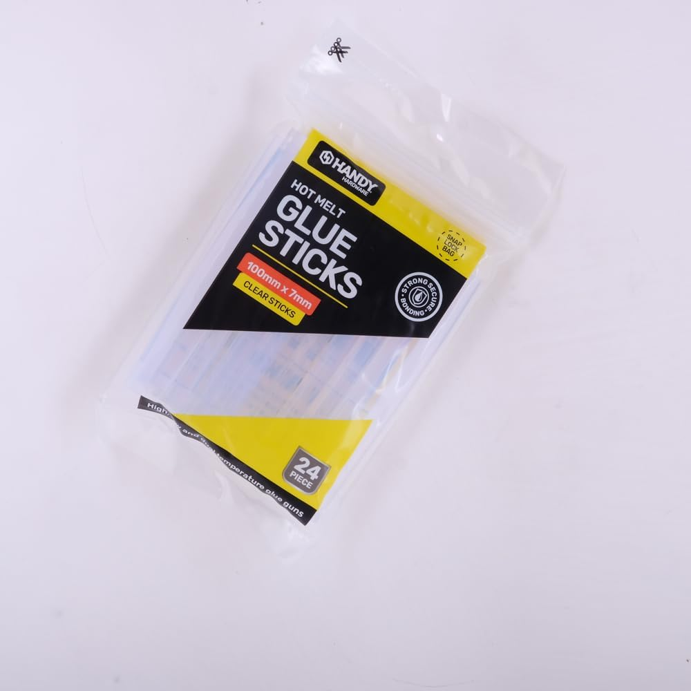 Handy Hardware Hot Melt 10W Glue Gun Sticks, 100 X 7 Mm (Pack of 24) image number 1