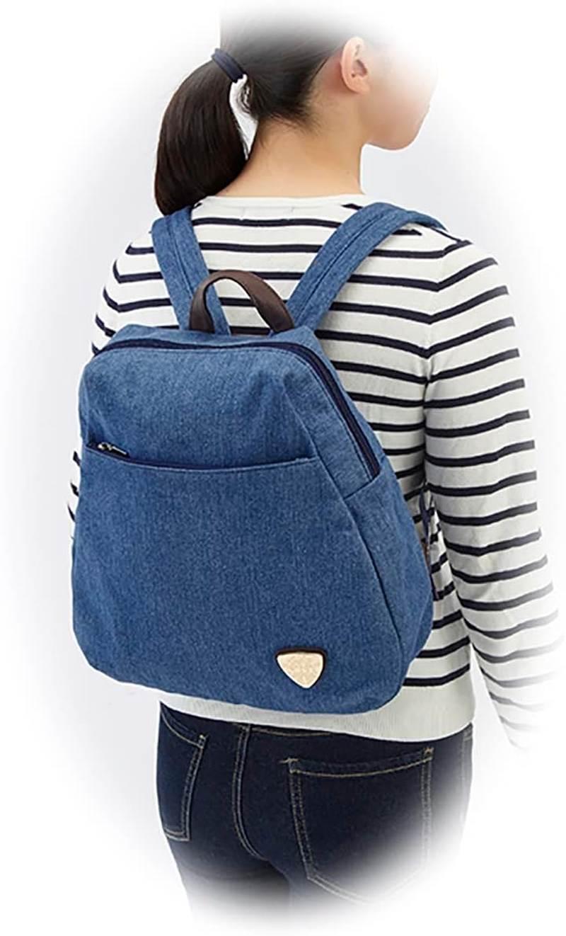 Sanko Industries CLARA Denim Bag Series Women'S Denim Backpack image number 5