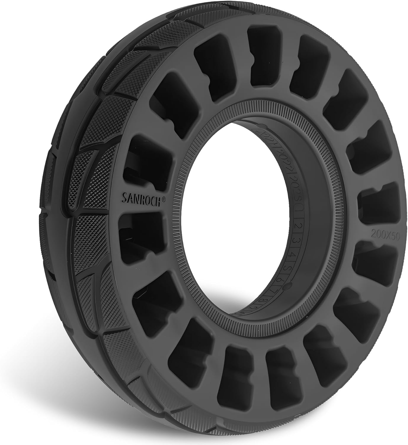 200X50 Solid Tire, 8''X2'' Scooter Replacement Wheels for Razor E100 E125 E150 E175 E200 E225 Electric Scooter image number 1