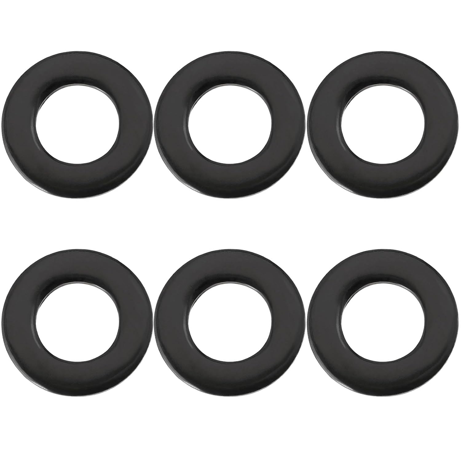 SING F LTD 50Pcs 304 Stainless Steel Washers M10 round Washers Flat Gasket for Cars Furniture Kitchenware Buildings Screws & Bolts Black 10X20X2Mm image number 6