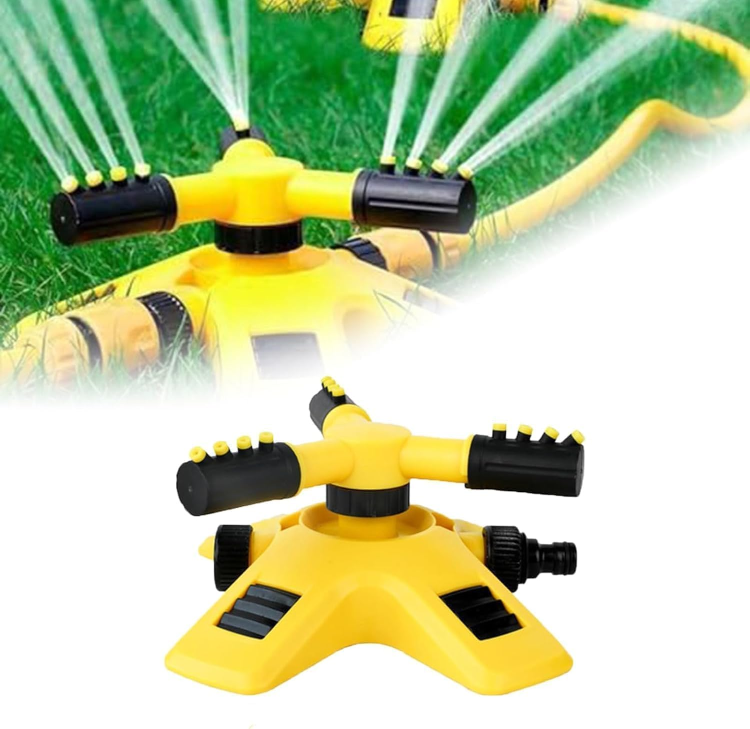 2025 Upgraded 360&deg; Adjustable Garden Sprinkler &ndash; Multi-Pattern Lawn & Yard Water Spray for Plant Irrigation, Kids Play, Pets Cooling | Durable Rotation with Customisable Range | UK Outdoor Use (1) image number 2